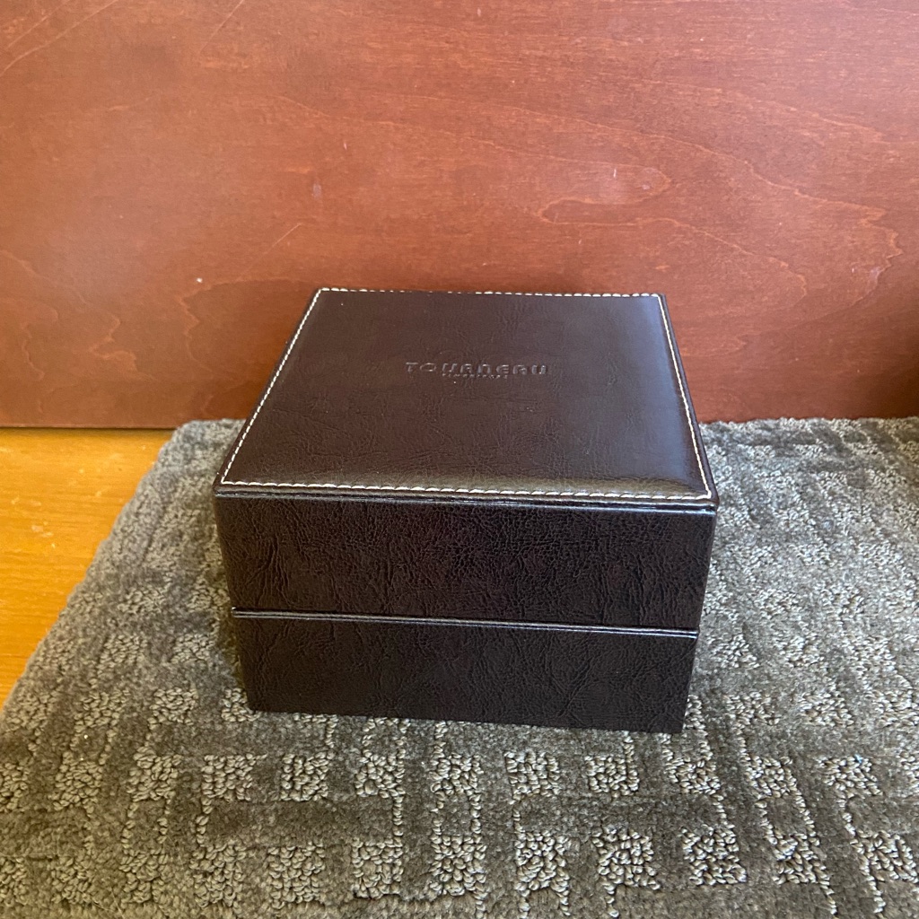 Empty And Authentic Tourneau Watch Box